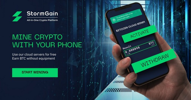 Activate Miner And Get Bonuses With Stormgain