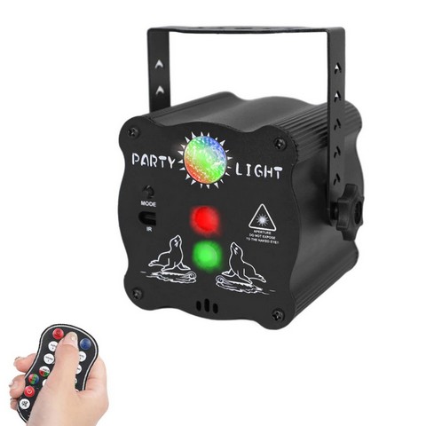 Alien Rechargeable Party Dj Disco Light Sound Activated Rg