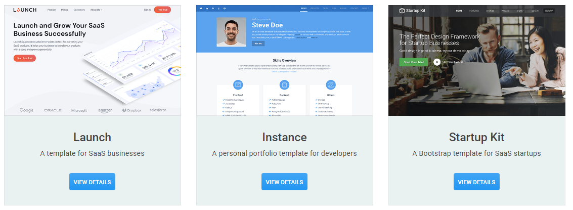 Free Themes For Bootstrap