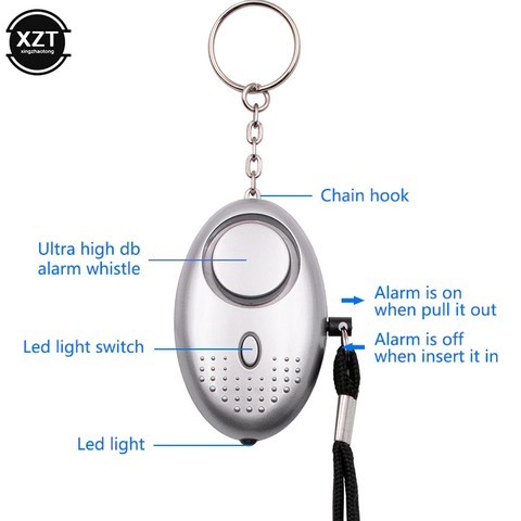 130 DB Protect Alert Personal Defense Siren Anti Attack