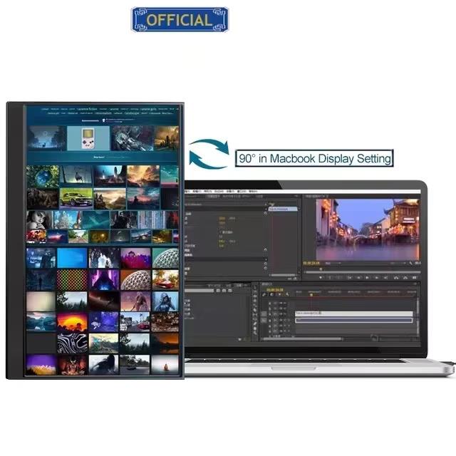 17.3 Inch Touch Portable Monitor: FHD 1080P IPS LCD Display