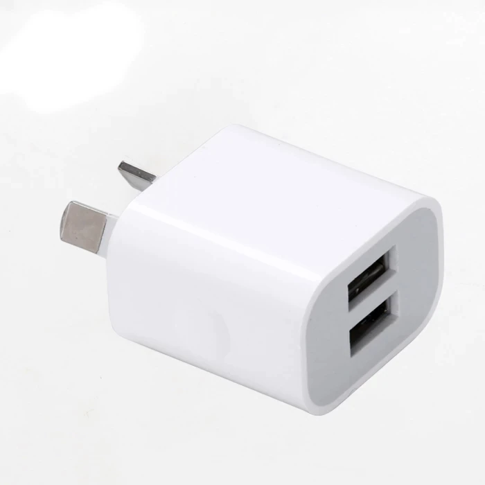 AU Plug Two USB Ports Mobile Phone Charger