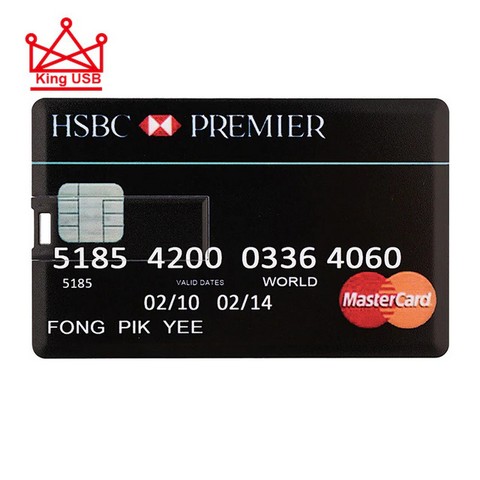 Bank Card USB Flash Drive pendrive credit card memory stick