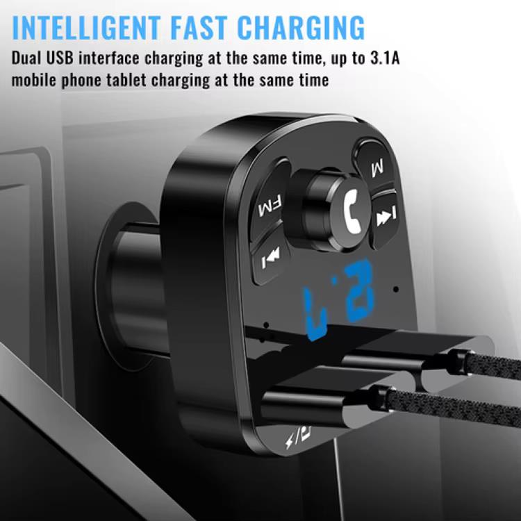Car Bluetooth MP3 Player with Single Port Fast Charging