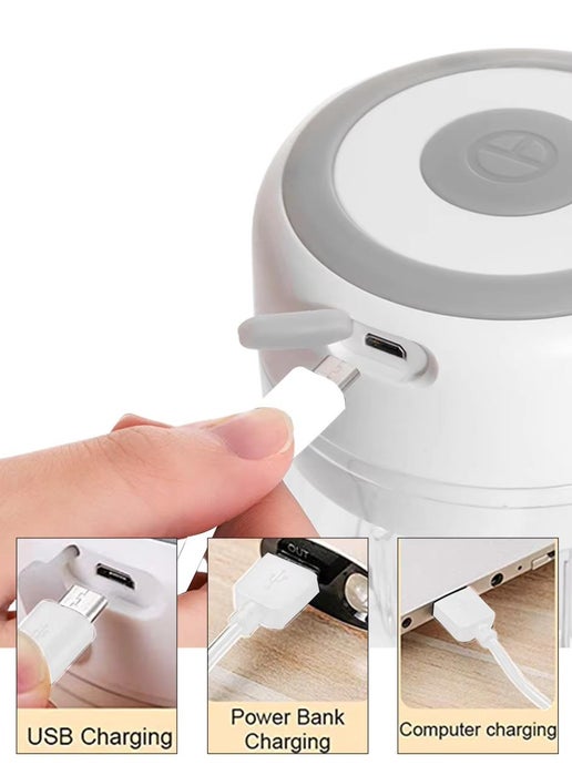 Electric Kitchen Food Chopper Mini Garlic Masher