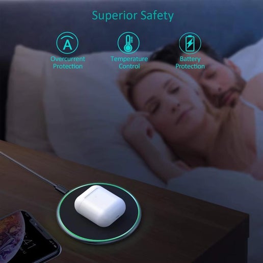 FDGAO 30W Wireless Charger USB-C Fast Charging Pad