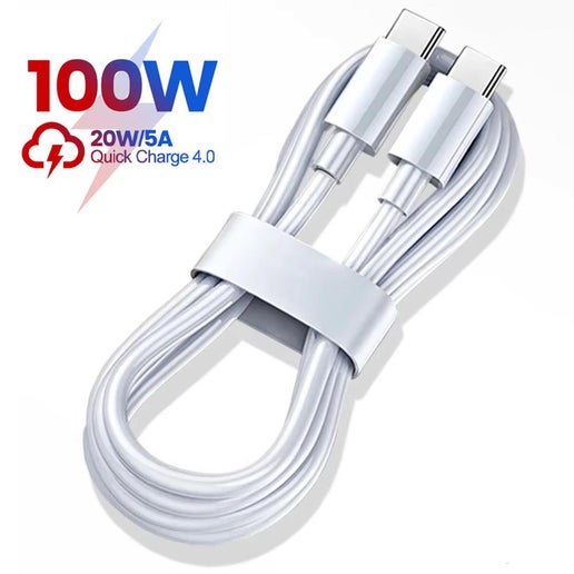 NNBILI PD 100W USB C to USB Type-C Cable Fast Charge Data Cable