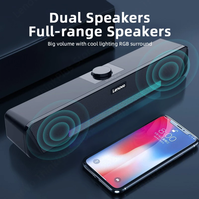 Original Lenovo TS33 Wireless Bluetooth 5.0 Speaker 360
