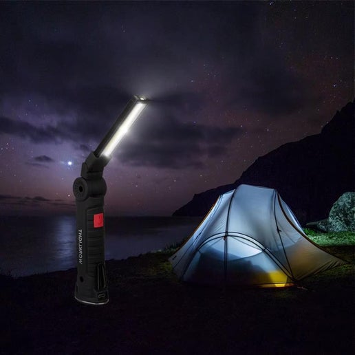 Rechargeable Camping LED Flashlight IP64 Waterproof Work Light