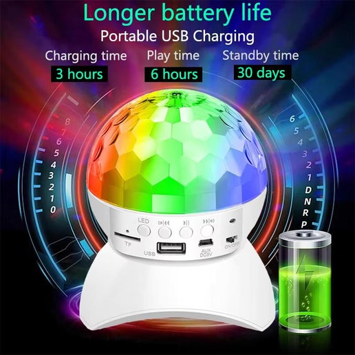 RGB Disco Light DJ Lamp Perfect for Parties and Decorations