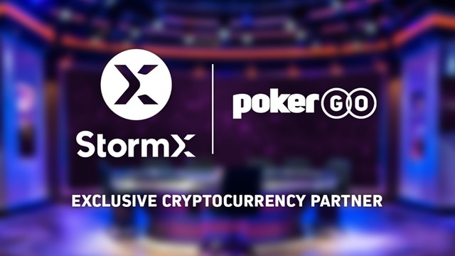 StormX Named Exclusive Cryptocurrency Partner of PokerGO