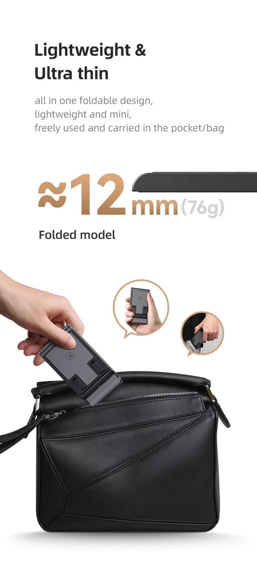 US-ZJ073 Telescopic Foldable Phablet Desktop Stand