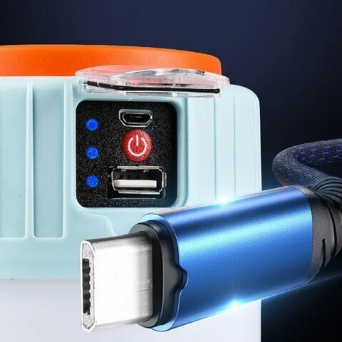 USB Rechargeable Multi Core LED Solar Light Camping Tent