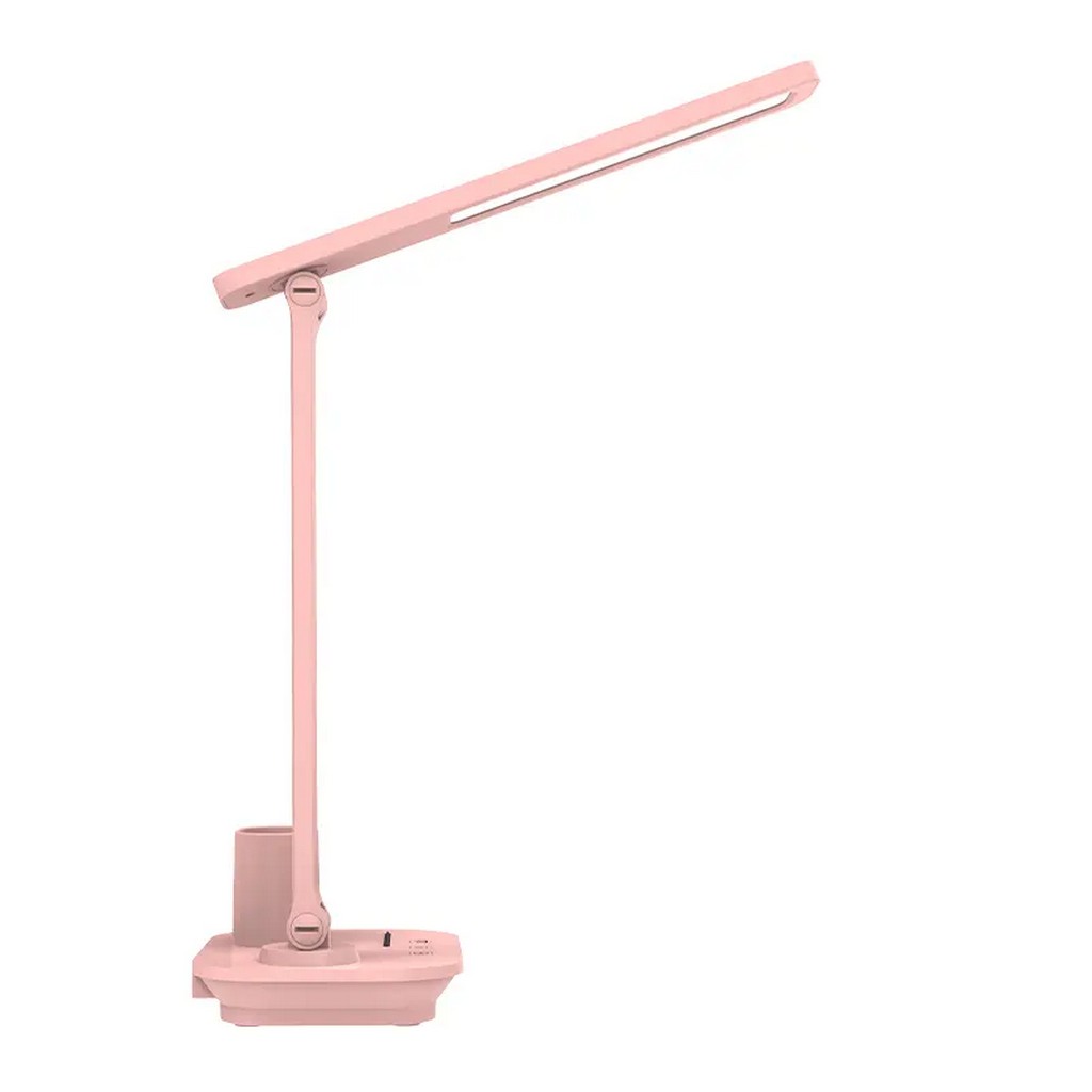 USB Rechargeable Touch Dimming Table Lamp With Pen Holder