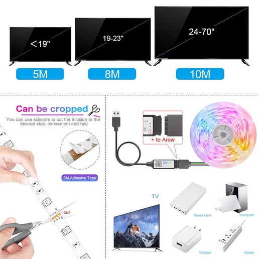 WIFI 5050 RGB Bluetooth LED Strip Lights