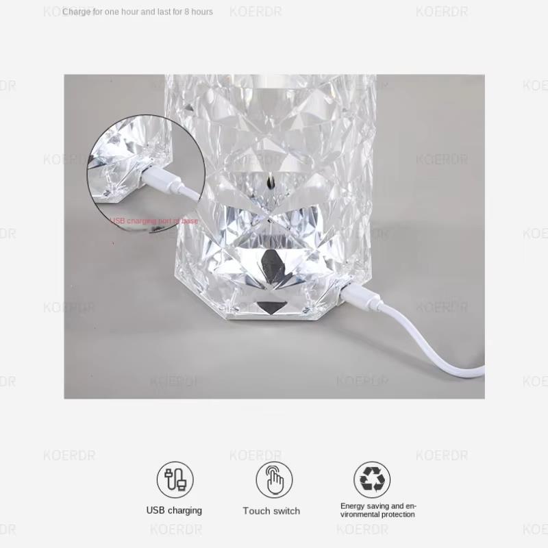16 Colors USB Rechargeable LED Atmosphere Lamp