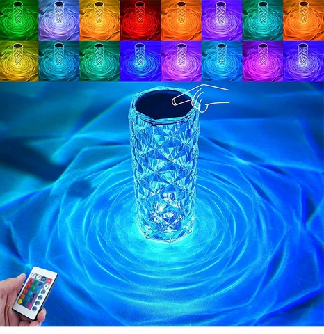 Crystal Color Changing Lights USB Charging 1800mah Lithium
