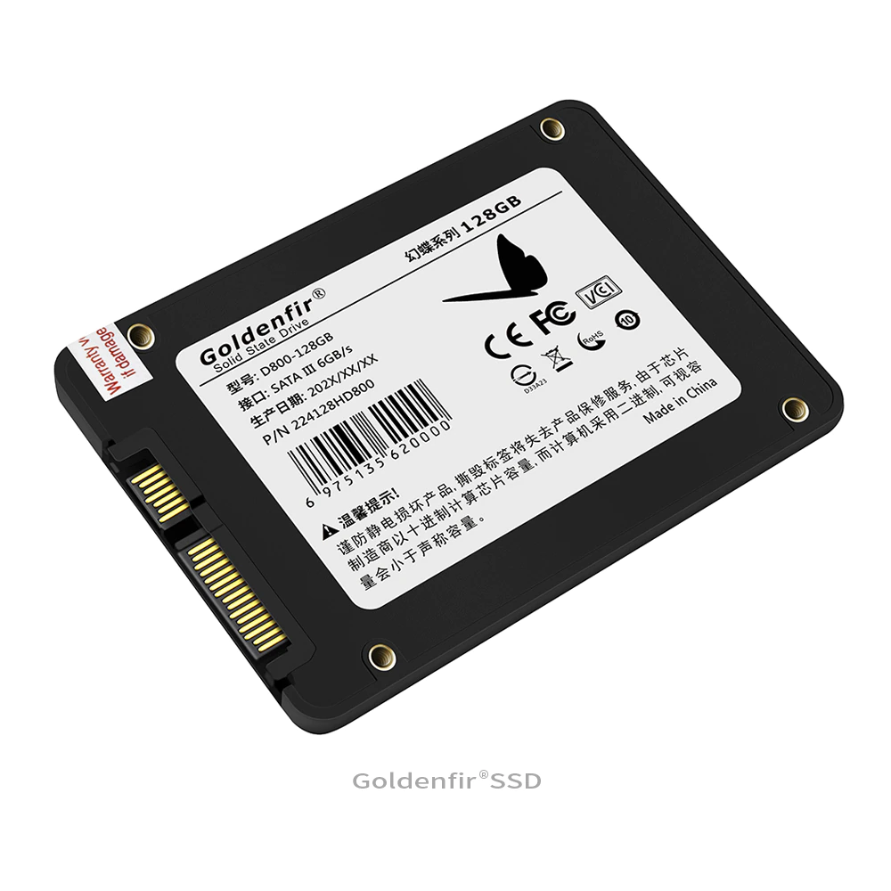 Goldenfir Sata Iii Ssd 256 High Speed Solid State Drive For Laptop Desktop 3 Year Warranty