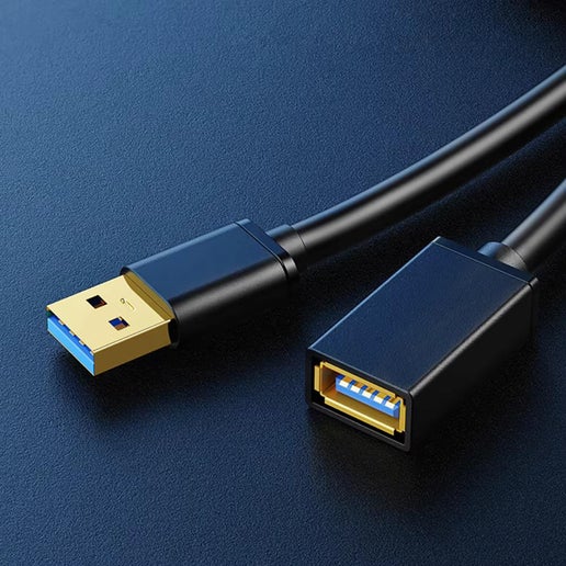 Kebiss Usb Extension Cable 1m 5gbps High Speed Data Transfer Compatible With Smart Tv Ps4 Xbox Ssd