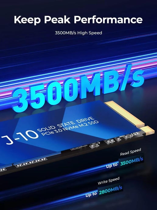 M2 Nvme Ssd Pcie Gen3 Up To 3500mbs Internal Solid State Drive For Pc Gaming Content Creation 3 Year Warranty