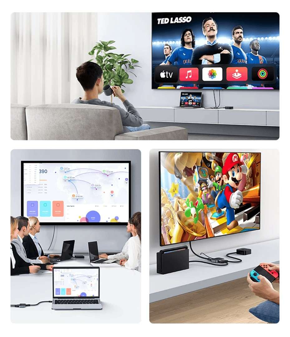 Ugreen 8k Hdmi Switcher 2 In 1 Out 8k 60hz 4k 120hz 48gbps For Ps5 Xbox Series X Pc Vrr Hdr